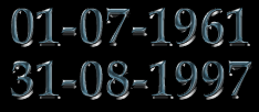 01-07-1961 / 31-08-1997
