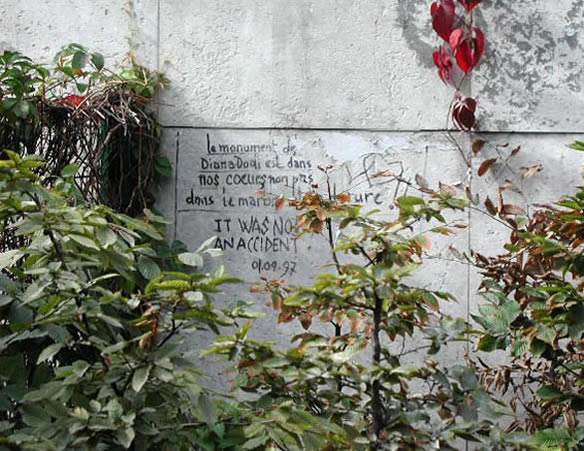 Wall near the tunnel