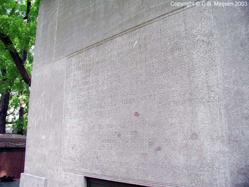 GraveYart (Wilde - Père-Lachaise)